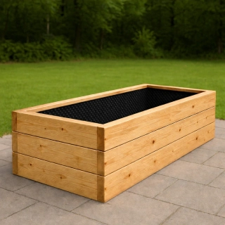 Vyvýšený záhon 100x250x41cm (ŠxDxV)